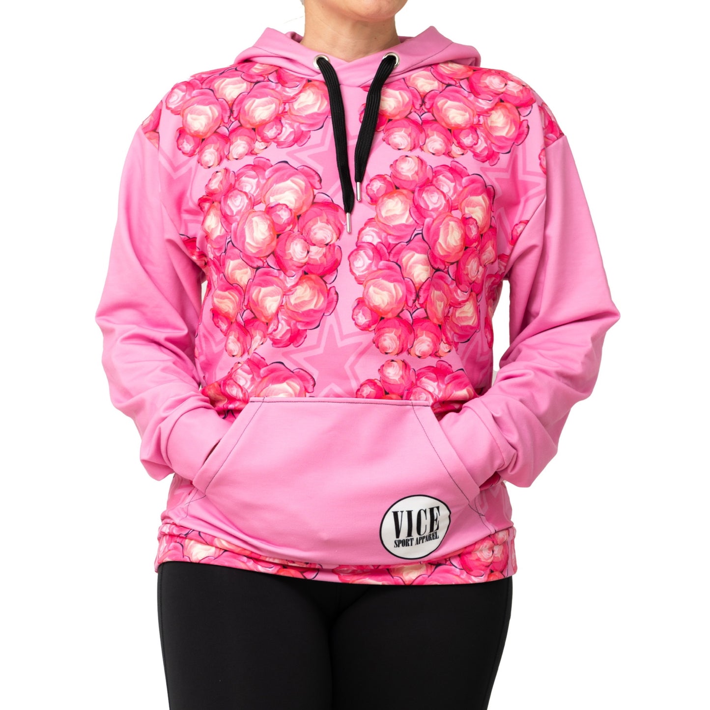 Sudadera de tejido reciclado Pink Camelia