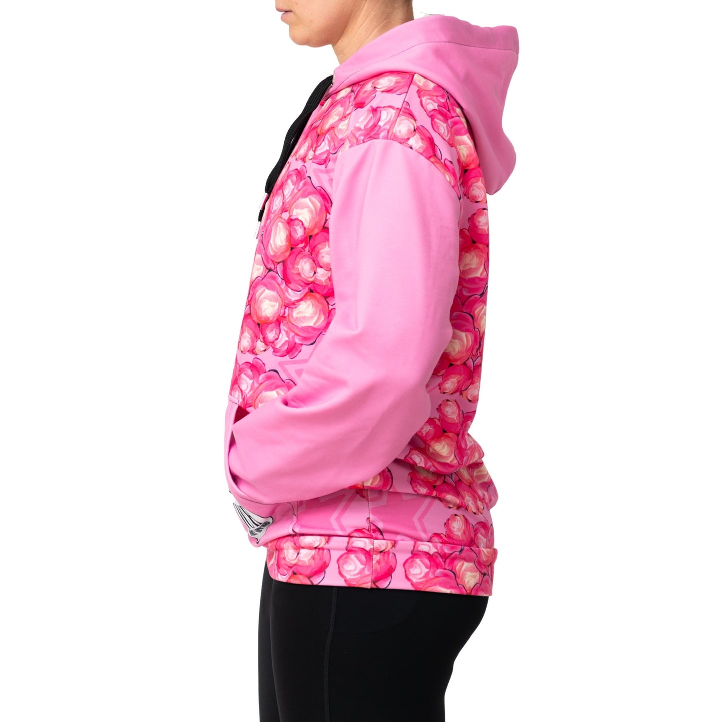 Sudadera de tejido reciclado Pink Camelia