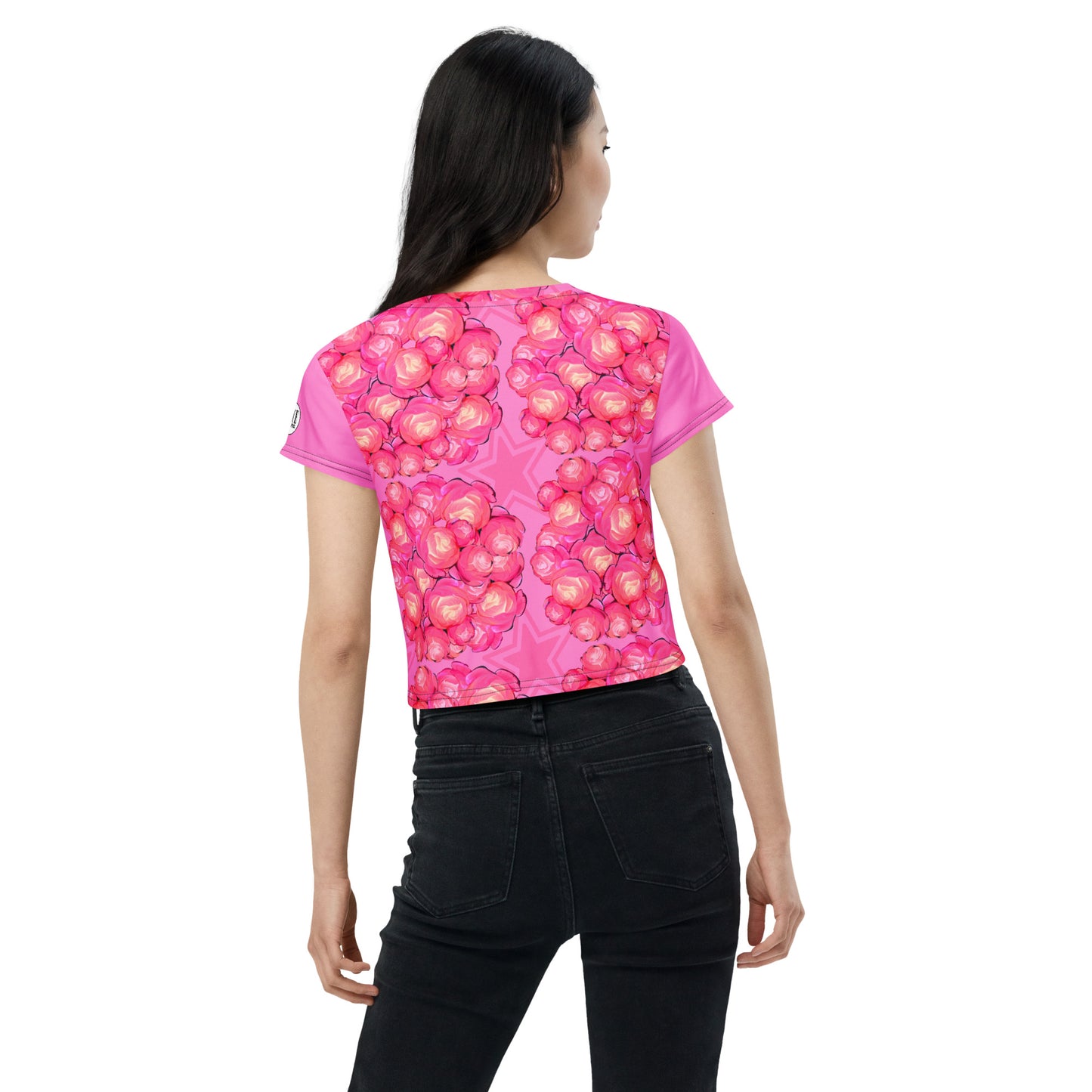 Camiseta corta Pink Camelia