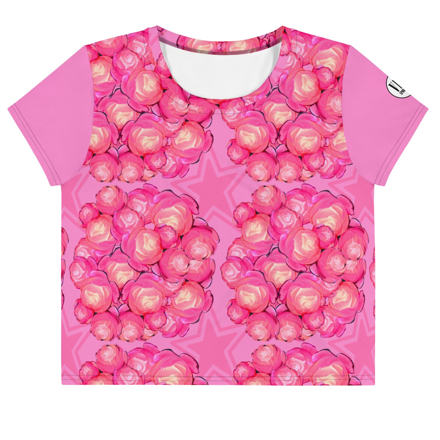 Camiseta corta Pink Camelia