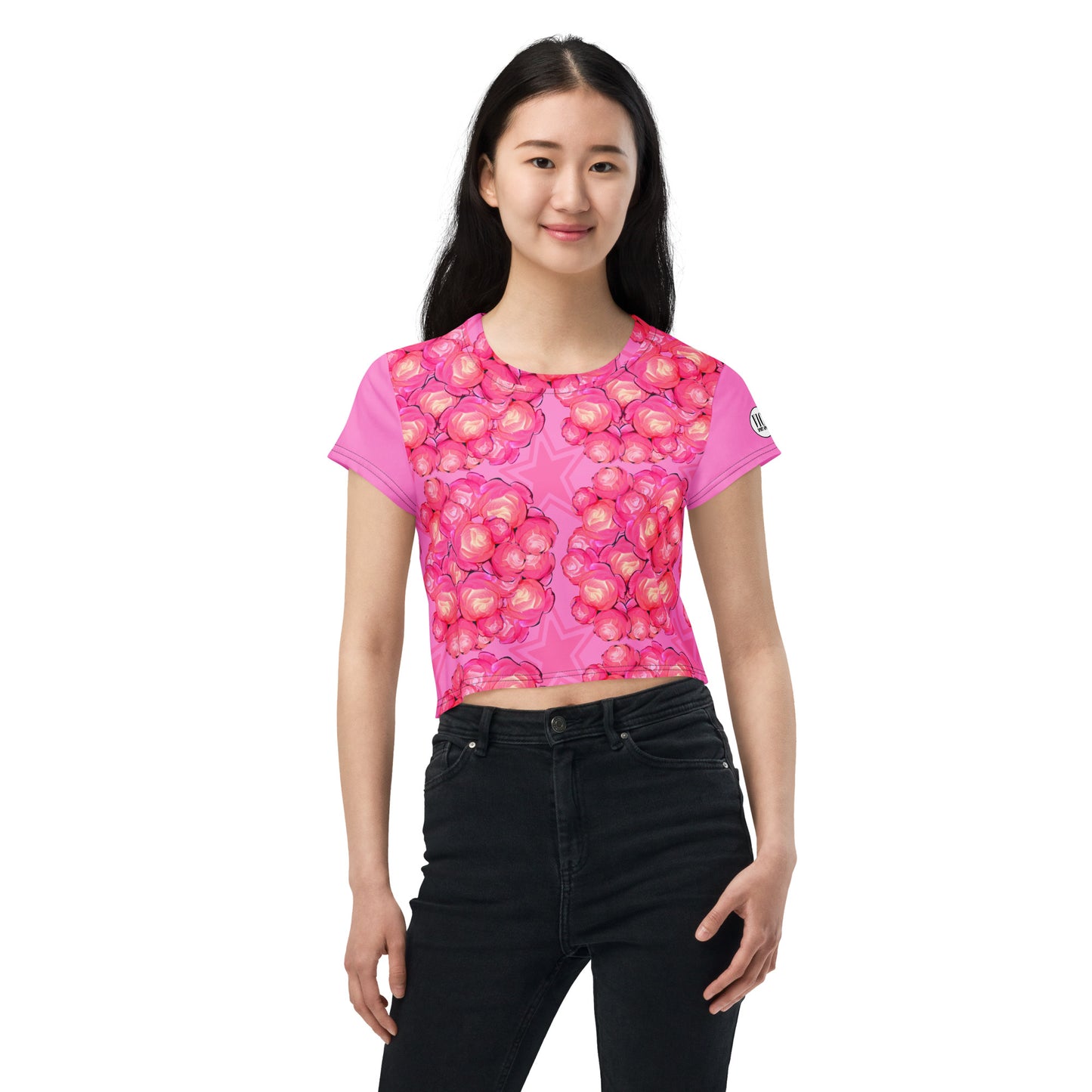 Camiseta corta Pink Camelia