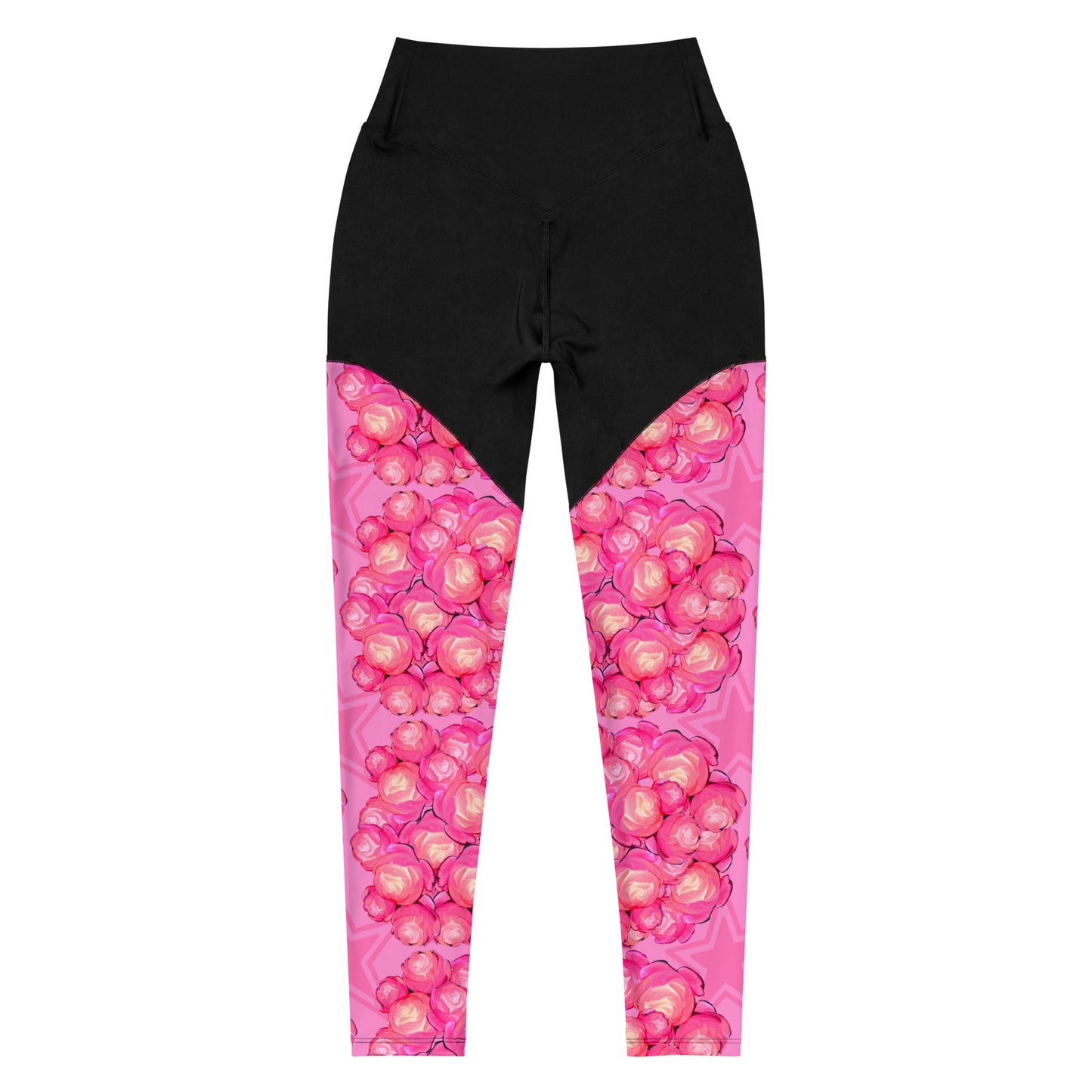 Leggings de compresión Pink Camelia