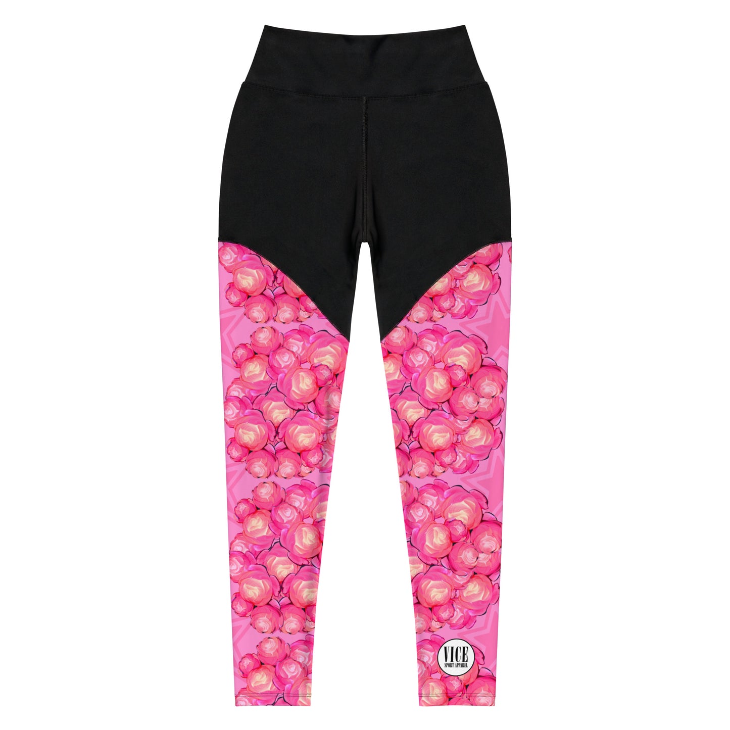 Leggings de compresión Pink Camelia